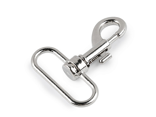 Mousqueton métallique pour sangle de 38 mm