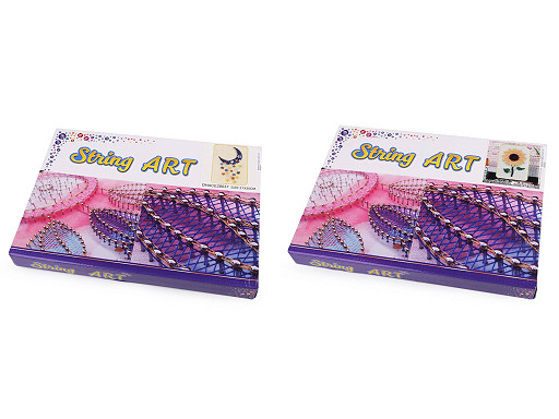 Kreativ-Set String Art – Basteln mit Garnen 21 x 30 cm