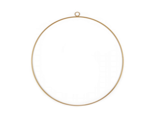 Lacquered metal circle hoop Ø25 cm