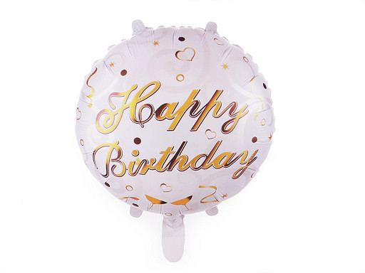 Ballon gonflable « Happy Birthday » (« Joyeux Anniversaire »)