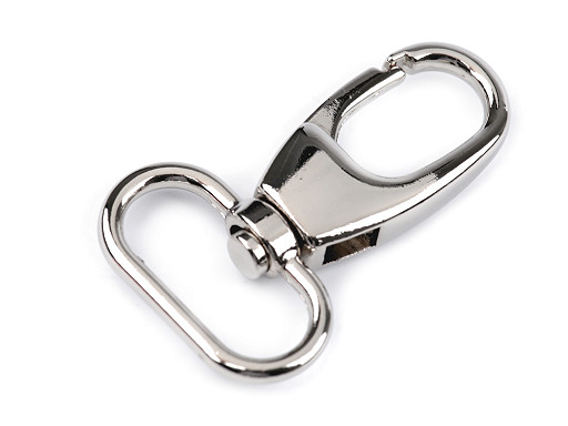 Metal Carabiner / Swivel Hook, 26 mm