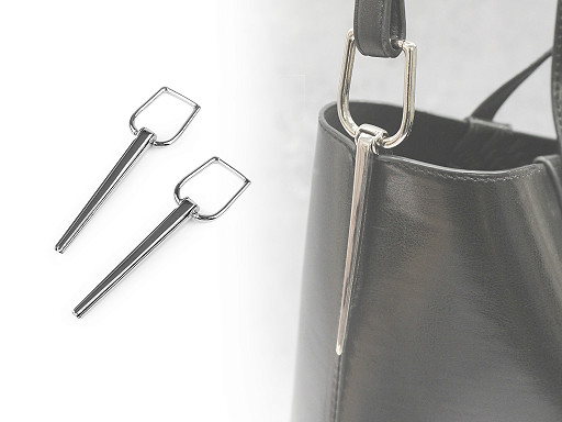 Connettore per cinghia portamanico di nuovo design per borsette, larghezza: 20 mm