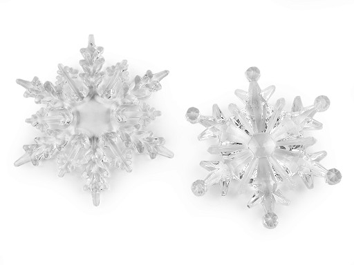 Adorno de copos de nieve para colgar Ø10; 11 cm 