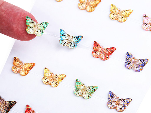 Self-adhesive Butterflies on an Adhesive Strip