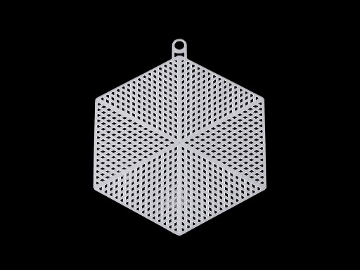 Kanwa plastikowa serce, śnieżynka 