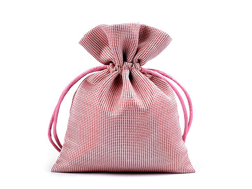 Saculet satinat cu lurex 10x13 cm