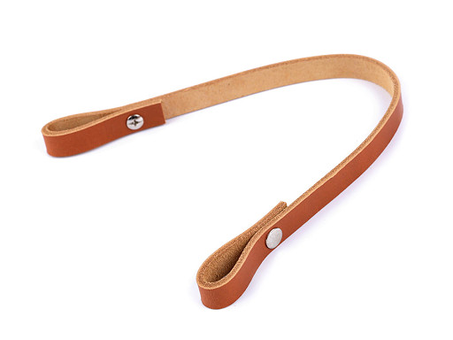 Anse en cuir pour sacs, largeur 1 cm, longueur 30 cm