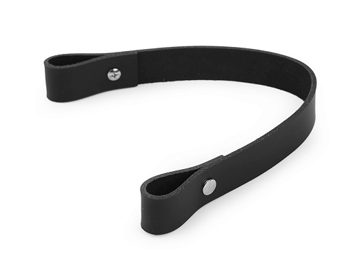 Manico in pelle per borsa/borsellino; larghezza: 2 cm, lunghezza: 30 cm