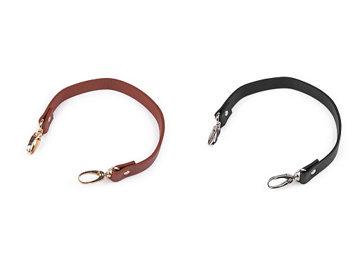 Curea cu carabine pentru geanta de mana, lungime 41-43 cm