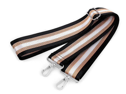 Állítható textil táskafül / heveder karabinnel szélessége 5 cm