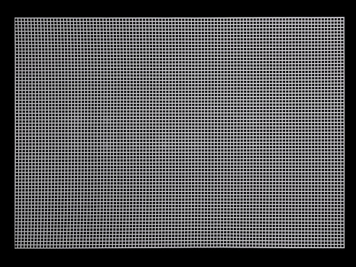 Toile en plastique quadrillée pour Tapiko, 42 x 60 cm