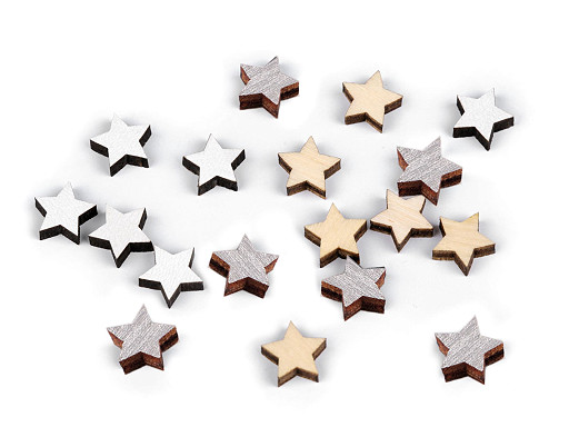 Mini Wooden Star Ø10 mm