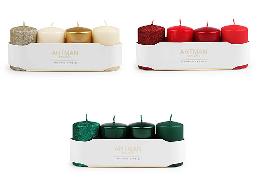 Adventné sviečky valec Ø6 cm