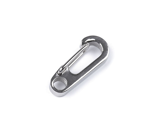  Karabiner aus Edelstahl, Durchzug 3; 4 mm