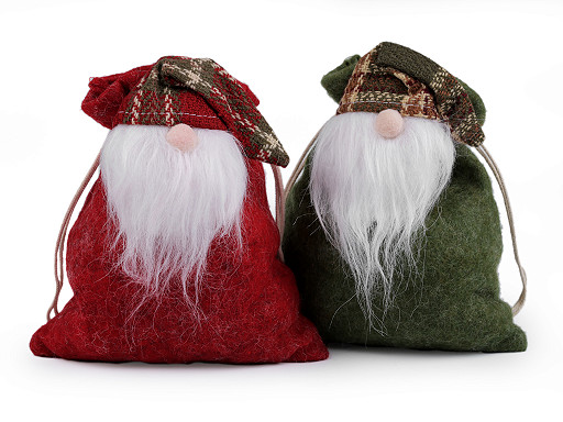 Borsa regalo, motivo: elfo di Natale, dimensioni: 14 x 18 cm