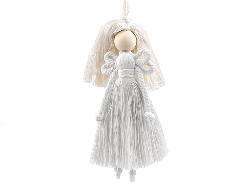 Hand-made Macrame Angel Hanging Decoration