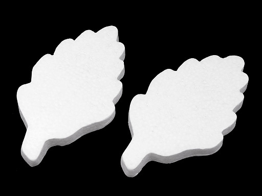 Polystyrene / Styrofoam Leaf 11x19.5 cm 