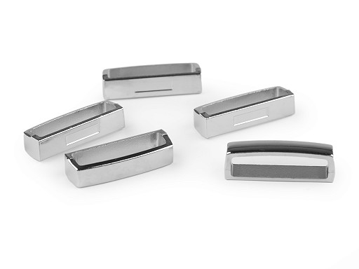 Rectangle Ring / Slide Buckle for Handbags and Belts, 25 mm