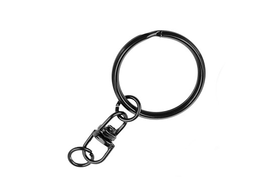 Kroužek na klíče Ø23 mm s obrtlíkem