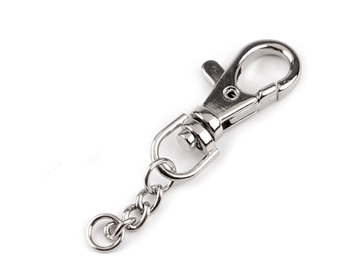 Metal Carabiner / Lobster Clasp, 8 mm