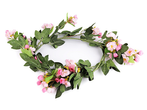 Artificial Flower Garland, Wild Rose