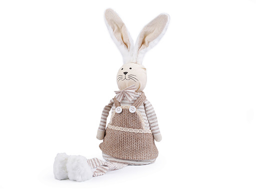 Lièvre/Lapin décoratif, assis, hauteur 35 cm