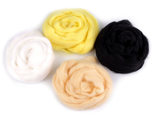 Wool Fleece Roving 20 g Combed 