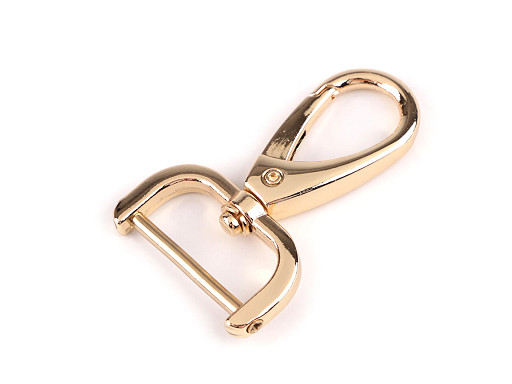 Kovová karabina otočná se šroubovacím průvlekem 26 mm