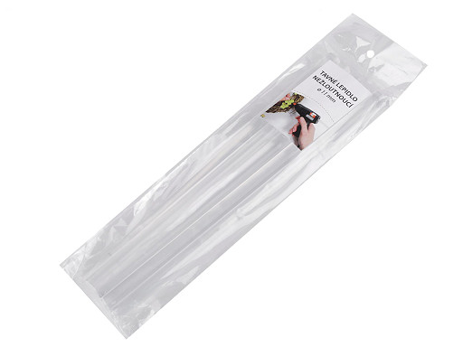 Schmelzklebstoff, Ø 11 mm, Länge 25 cm, vergilbungsfrei