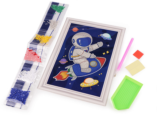 Peinture diamant, ensemble créatif, 17,5 x 23,5 cm