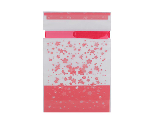 Sacchetti porta caramelle / “Goodie bag”, con nastro, dimensioni: 15 x 23 cm