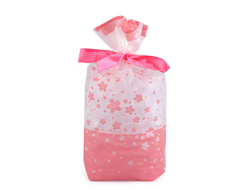 Woreczki / torebki z satynową wstążką 15x23 cm