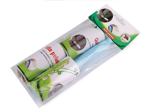 Rolka / wałek samoprzylepna do czyszczenia tapicerki, ubrań, usuwania sierści + 2 zapasowe wkłady