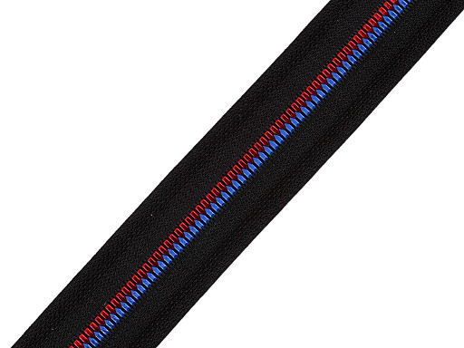 Continuous Plastic Zipper No 5, two-color 