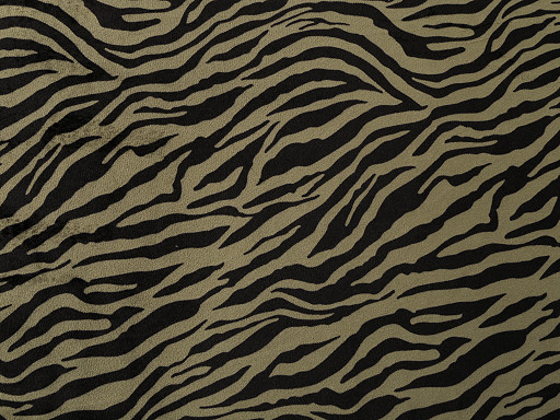 Velvet Fabric Imitation Zebra