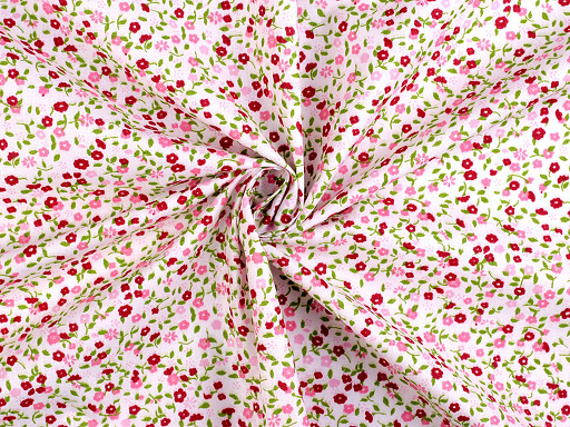 Cotton Fabric / Canvas, Tiny Flowers