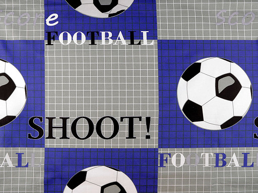 Bavlnená látka / plátno futbal
