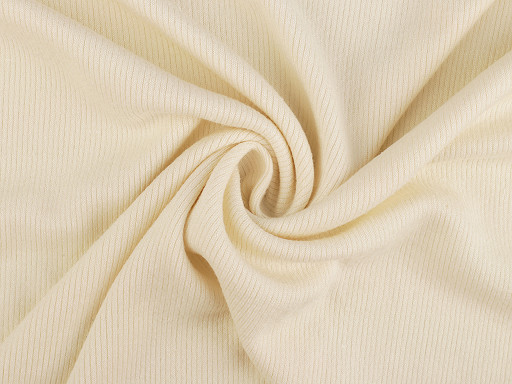 Ribbed cotton knit / fine sweater fabric