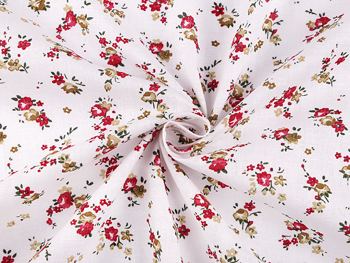 Tissu/Toile de coton, Petites Fleurs