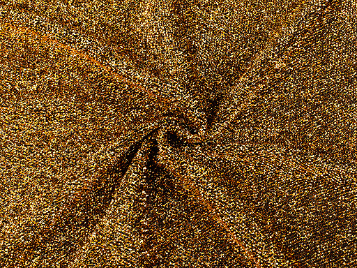 Decorative shimmering fabric with a metallic shiny surface