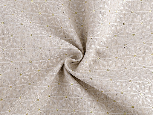 Christmas jacquard fabric with lurex 