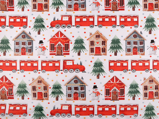 Christmas cotton fabric / canvas