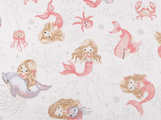 Cotton cloth/muslin fabric, mermaid