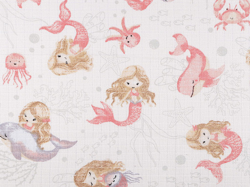 Cotton cloth/muslin fabric, mermaid