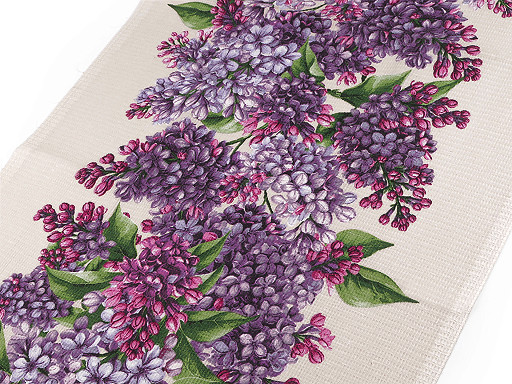 Waffelstoff Piqué aus Baumwolle Flieder