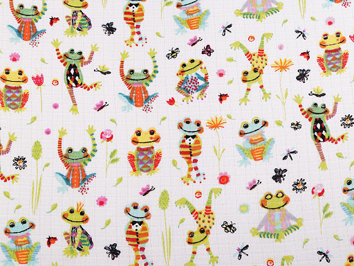 Cotton cloth / muslin, frogs