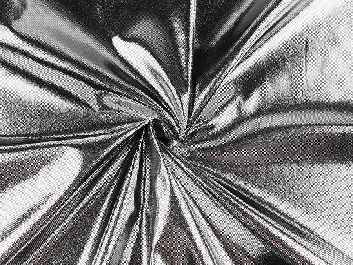 Úplet strečový s metalickým efektem