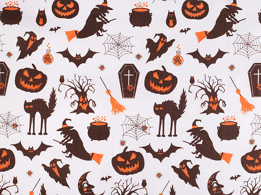 Bavlnená látka / plátno Halloween