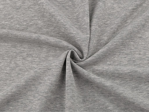 Einfarbiger unangerauter Sweatstoff