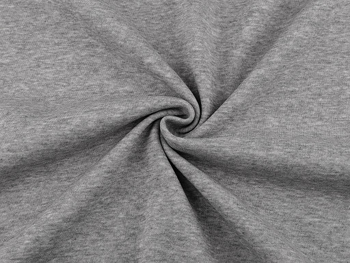 Gefütterter Sweatstoff mit Kunstpelz